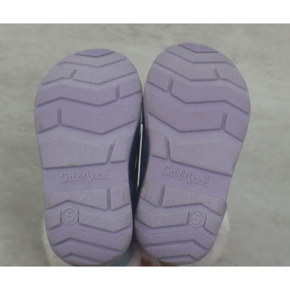 Taget Cat & Jack Toddler Girl Size 5 Oriole Fleece Ankle Fashion Boots NEW Shoes - Picture 6 of 9